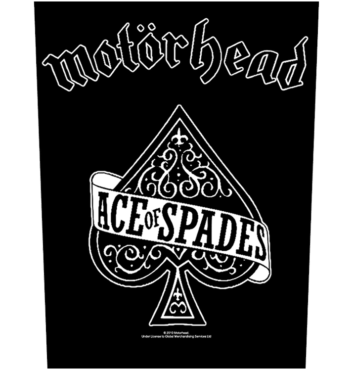 MOTÖRHEAD - 'Ace Of Spades Card' Back Patch