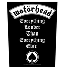 MOTÖRHEAD - 'Everything Louder' Back Patch