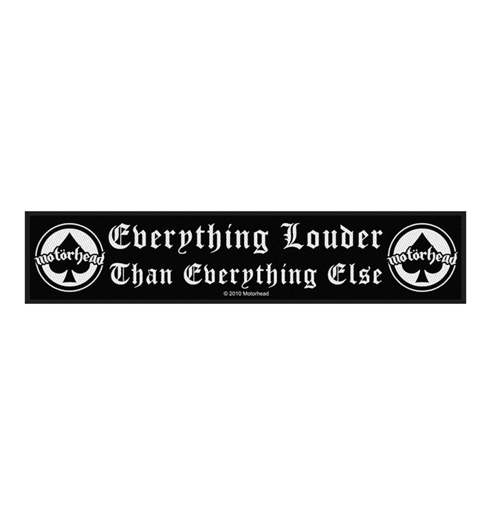 MOTÖRHEAD - 'Everything Louder' Strip Patch