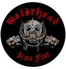 MOTÖRHEAD - 'Iron Fist' Back Patch