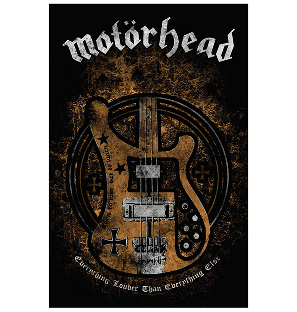 MOTÖRHEAD - 'Lemmy's Bass' Flag