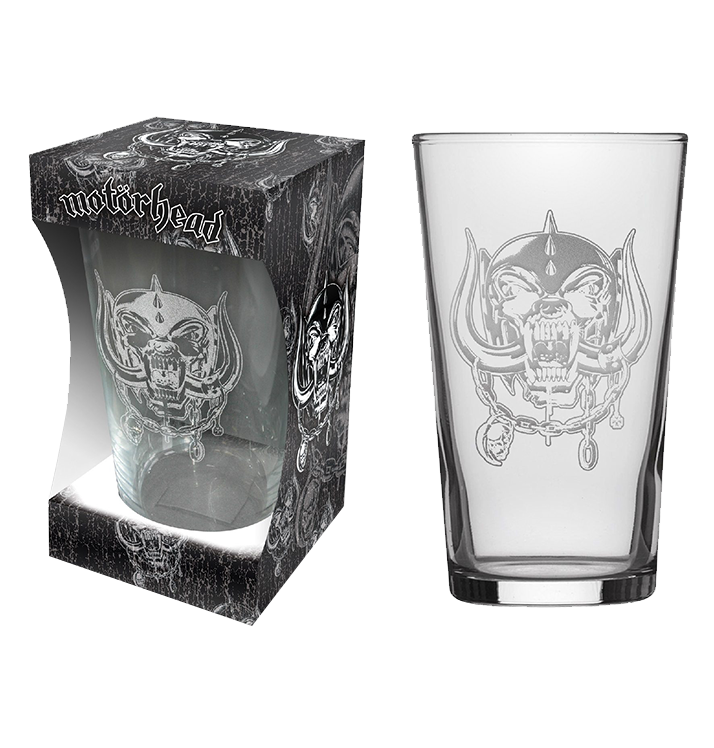 MOTÖRHEAD - 'Warpig' Etched Print Beer Glass