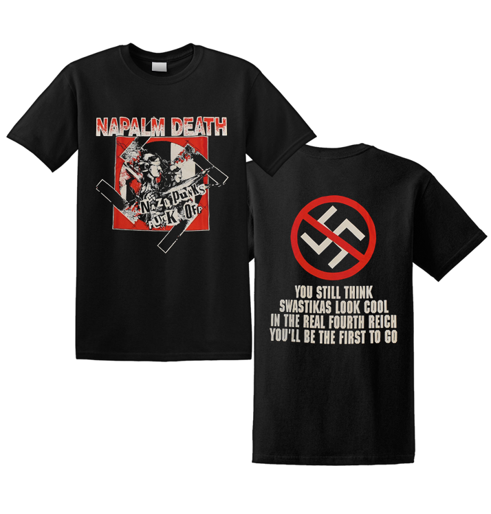 NAPALM DEATH - 'Nazi Punks Fuck Off' T-Shirt