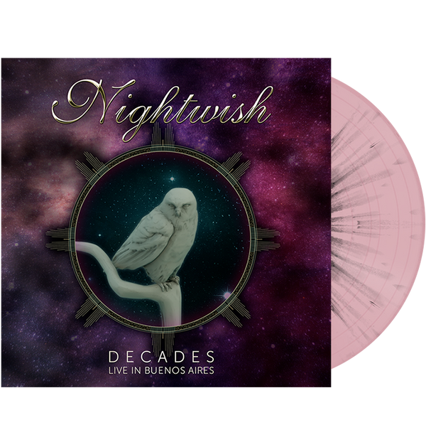 NIGHTWISH - 'Decades - Live In Buenos Aires' 3xLP (Black/Pink Splatter)