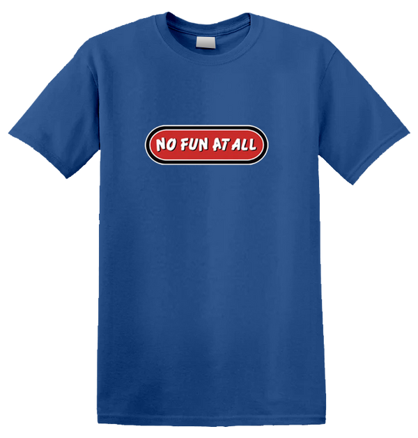 NO FUN AT ALL - 'Classic Logo' T-Shirt (Blue)