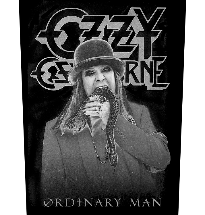 OZZY OSBOURNE - 'Ordinary Man' Back Patch
