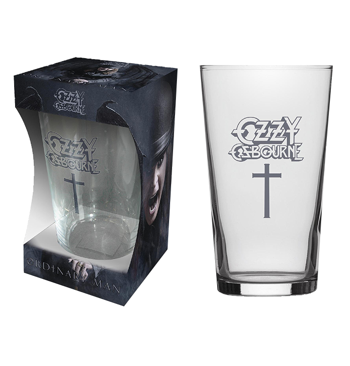 OZZY OSBOURNE - 'Ordinary Man' Beer Glass