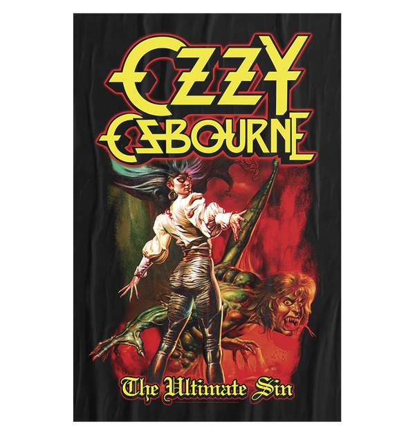 OZZY OSBOURNE - 'The Ultimate Sin' Flag