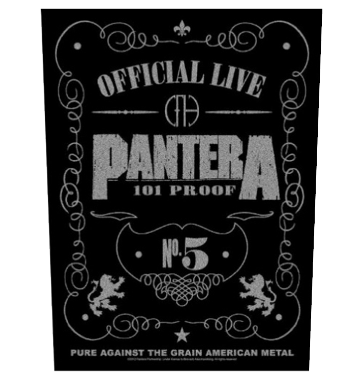PANTERA - '101 Proof' Back Patch