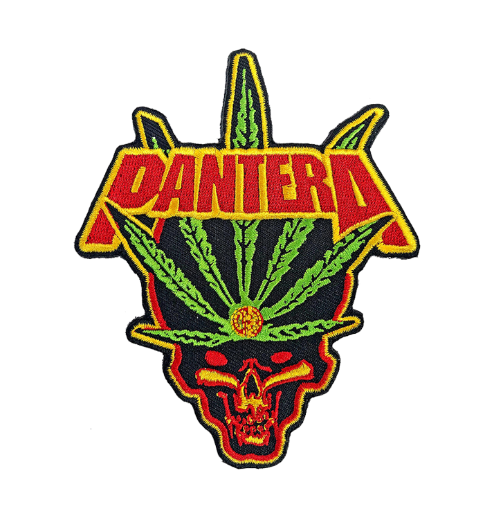 PANTERA - 'Leaf Skull' Patch