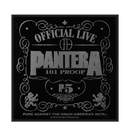 PANTERA - 'Official Live: 101 Proof' Patch