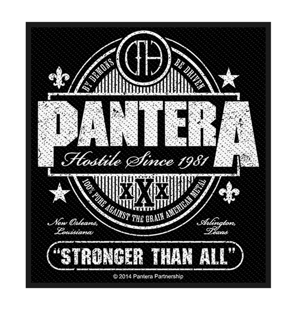 PANTERA - 'Stronger Than All' Patch