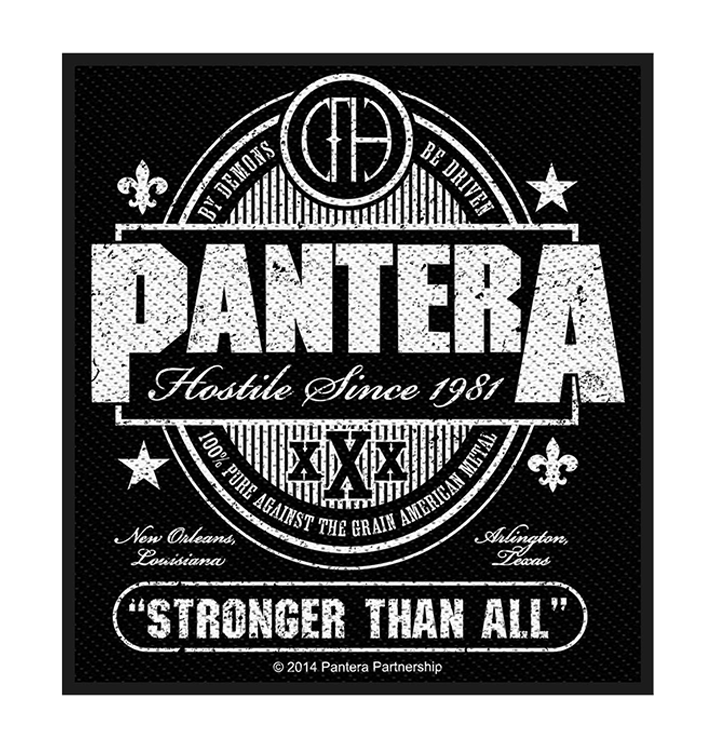 PANTERA - 'Stronger Than All' Patch