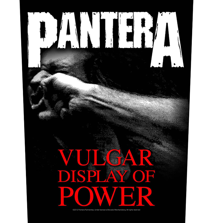 PANTERA - 'Vulgar Display Of Power' Back Patch