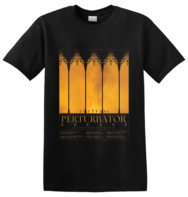 PERTURBATOR - 'Excess Australian Tour' T-Shirt