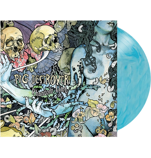 PIG DESTROYER - 'Phantom Limb' Blue Smoke LP (Clear/Blue Smoke)