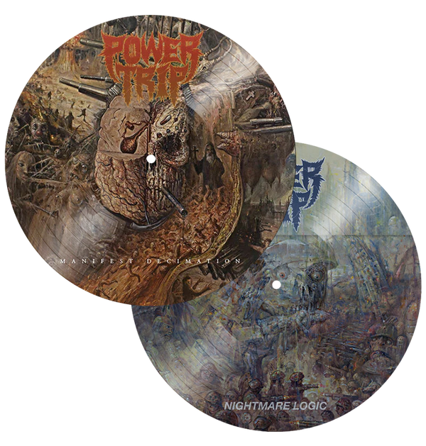 POWER TRIP - 'Manifest Decimation/Nightmare Logic' 2xLP Pic. Disc Set