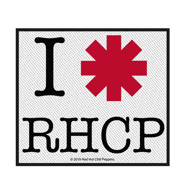RED HOT CHILI PEPPERS - 'I Love RHCP' Patch