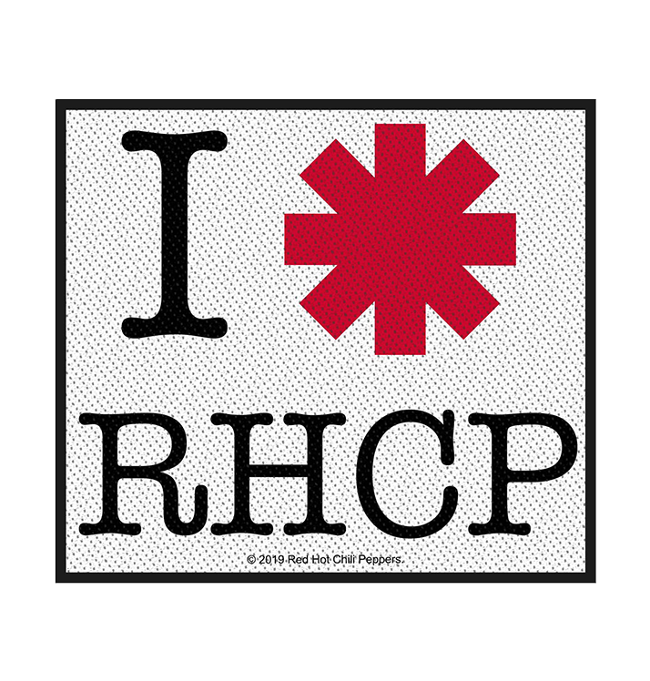 RED HOT CHILI PEPPERS - 'I Love RHCP' Patch