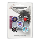 RED HOT CHILI PEPPERS - 'I'm With You' Badge Set