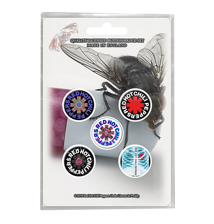 RED HOT CHILI PEPPERS - 'I'm With You' Badge Set