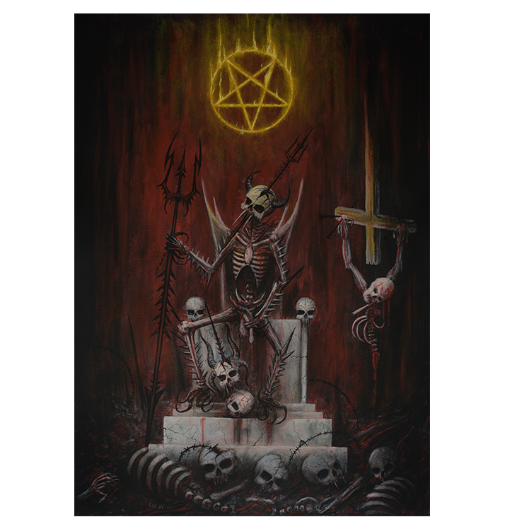 ROK - 'Burning Satan' Art Print Set