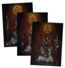 ROK - 'Burning Satan' Art Print Set