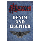 SAXON - 'Denim & Leather' Flag