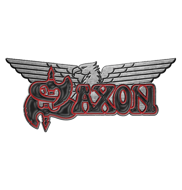 SAXON - 'Logo/Eagle' Metal Pin