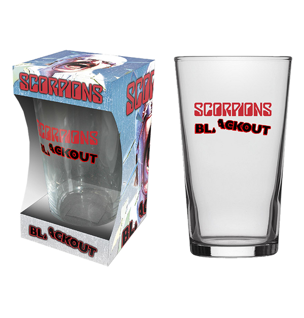 SCORPIONS - 'Blackout' Beer Glass