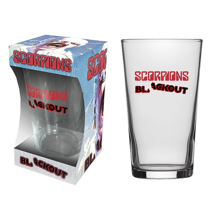 SCORPIONS - 'Blackout' Beer Glass