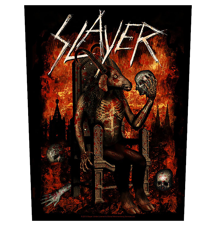 SLAYER - 'Devil On Throne' Back Patch