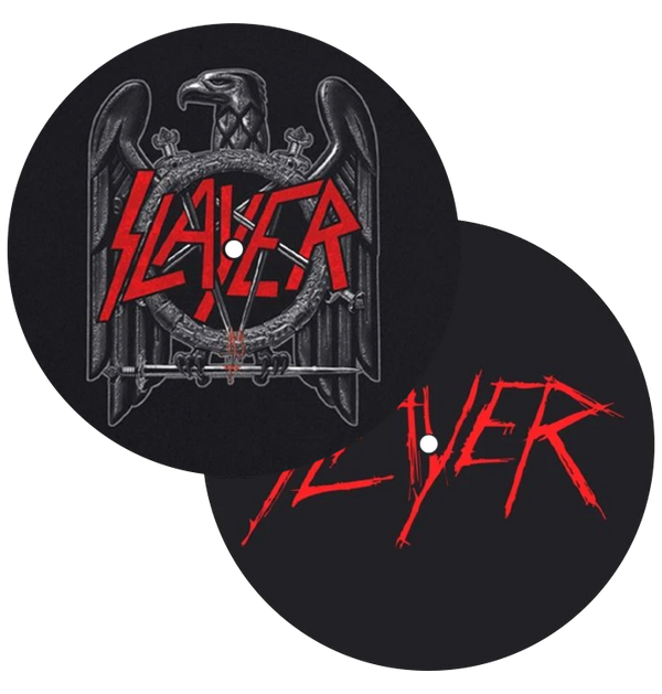 SLAYER - 'Eagle/Scratched Logo' Slipmat Set