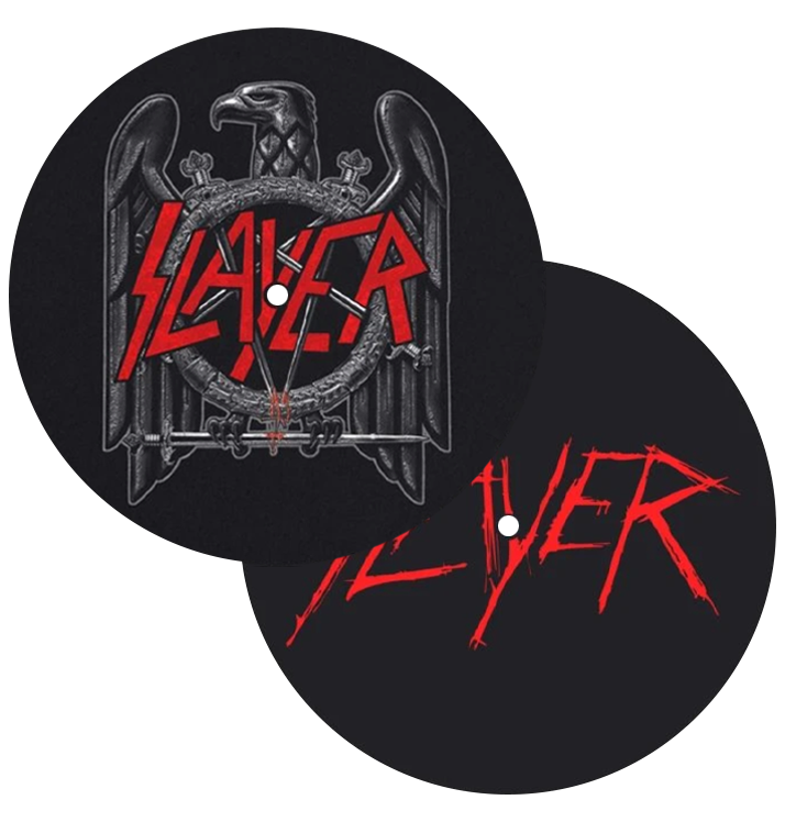 SLAYER - 'Eagle/Scratched Logo' Slipmat Set
