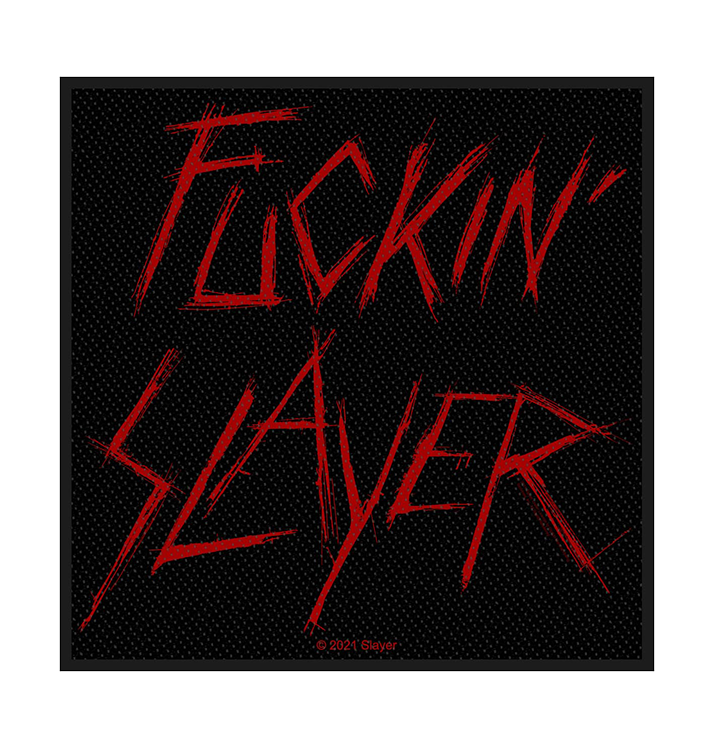 SLAYER - 'Fuckin' Slayer' Patch