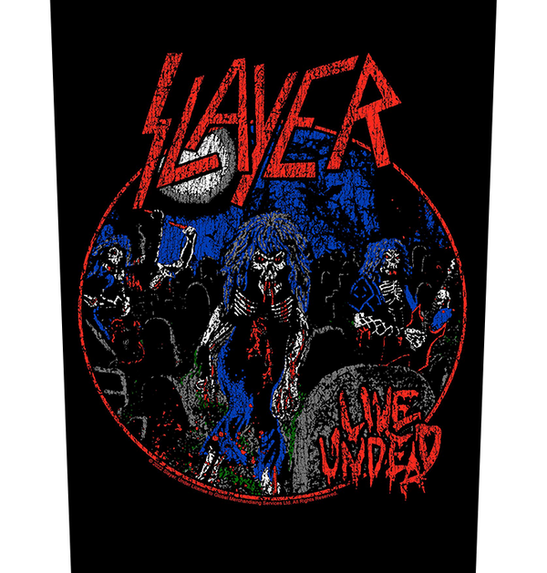 SLAYER - 'Live Undead' Back Patch