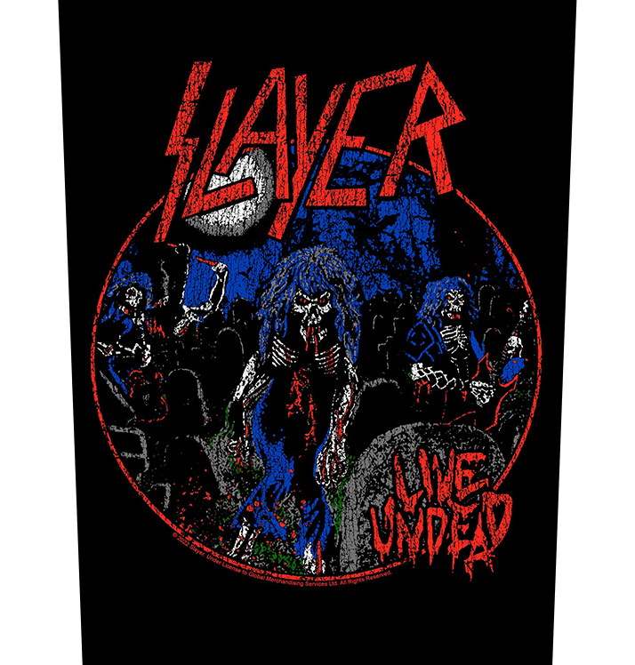 SLAYER - 'Live Undead' Back Patch