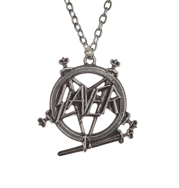 SLAYER - 'Pentagram' Metal Pendant