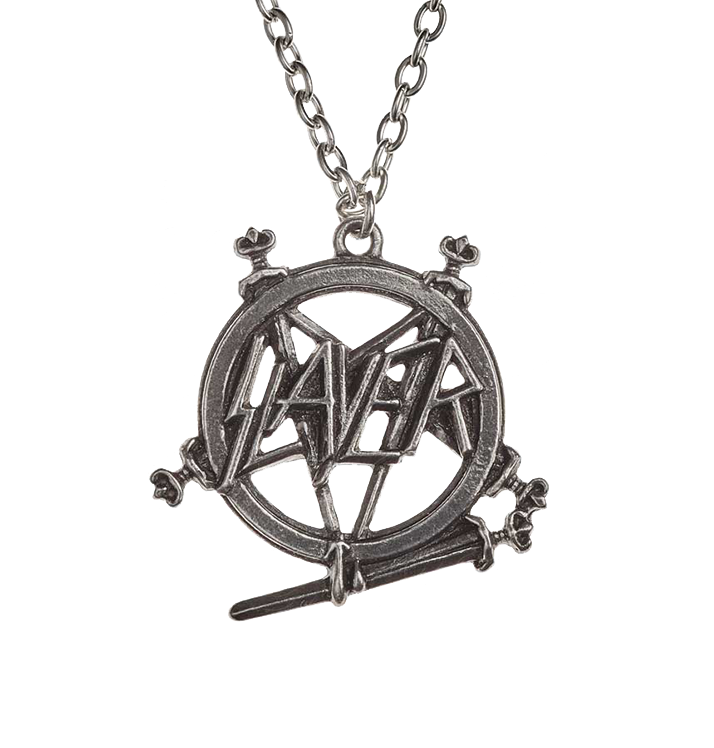 SLAYER - 'Pentagram' Metal Pendant
