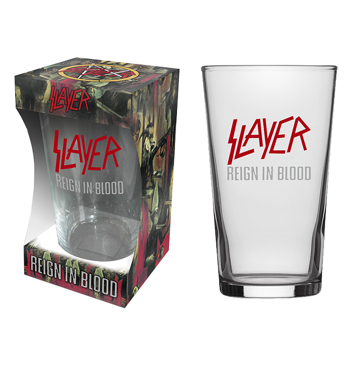 SLAYER - 'Reign in Blood' Beer Glass