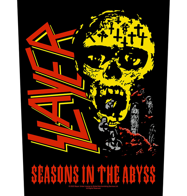 SLAYER - 'Seasons In The Abyss' Back Patch