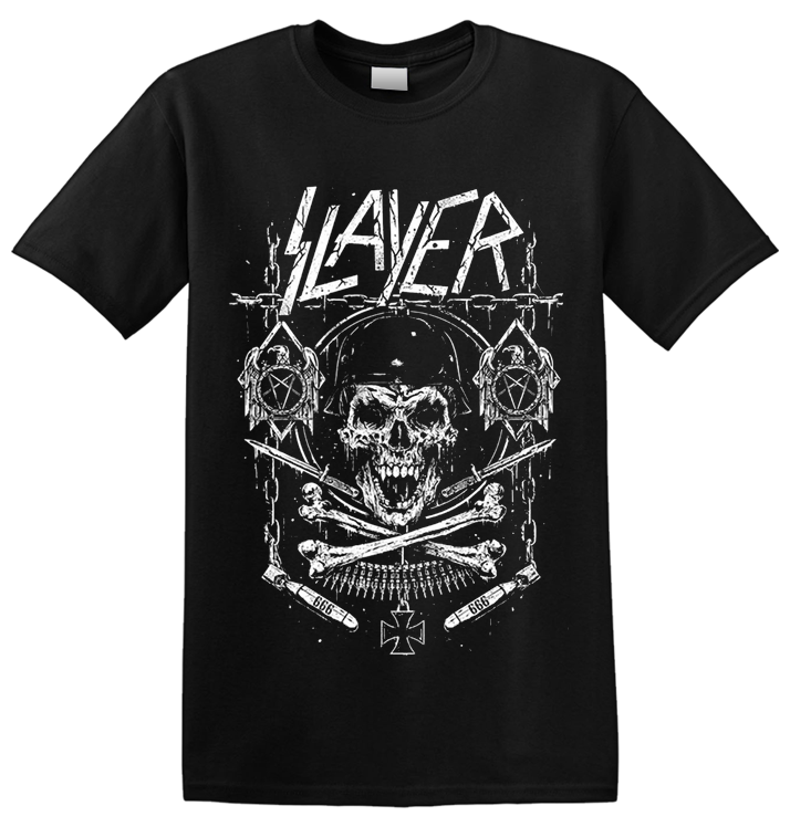 Slayer Band T-Shirt – Skull & Pumpkin Knives Official Logo Tee, Men's Size XL, Black