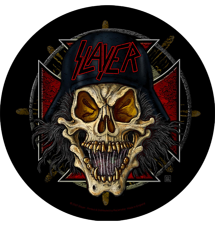 SLAYER - 'Wehrmacht Circular' Back Patch