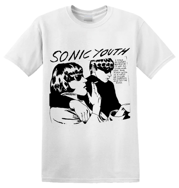 SONIC YOUTH - 'Goo Album Cover' (White) T-Shirt