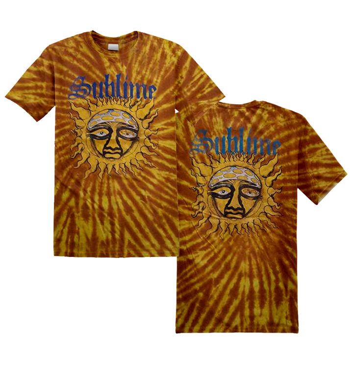 SUBLIME - 'Sun Face - Orange Dip-Dye' T-Shirt