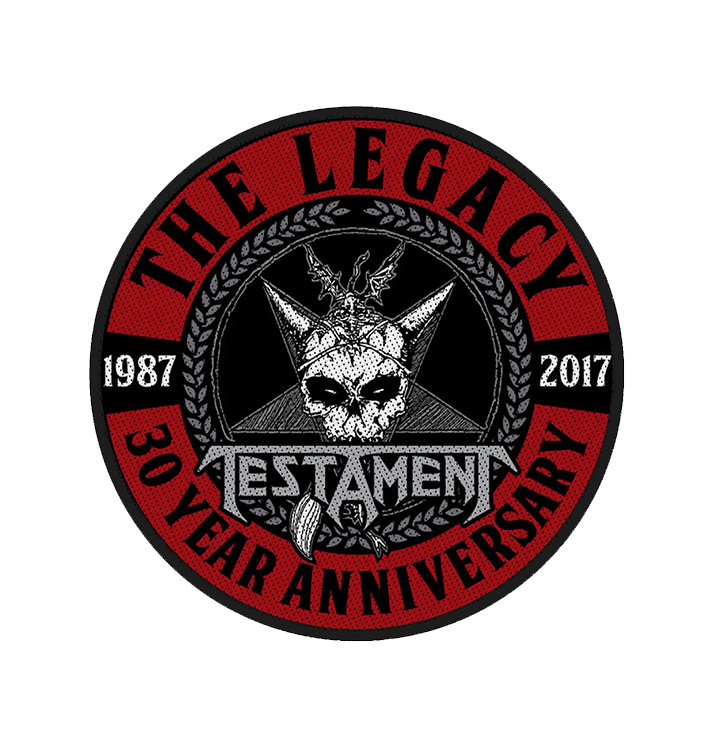 TESTAMENT - 'The Legacy 30 Year Anniversary' Patch