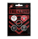 THE CLASH - 'London Calling' Badge Set