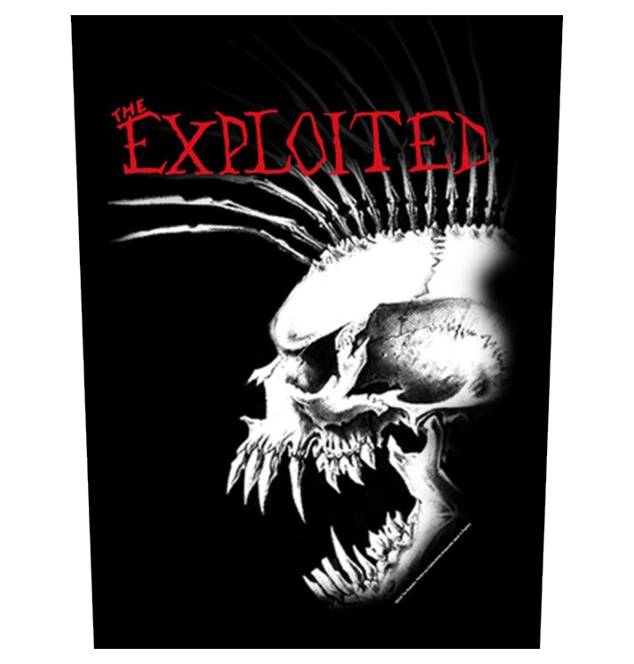 THE EXPLOITED - 'Bastard Skull' Back Patch