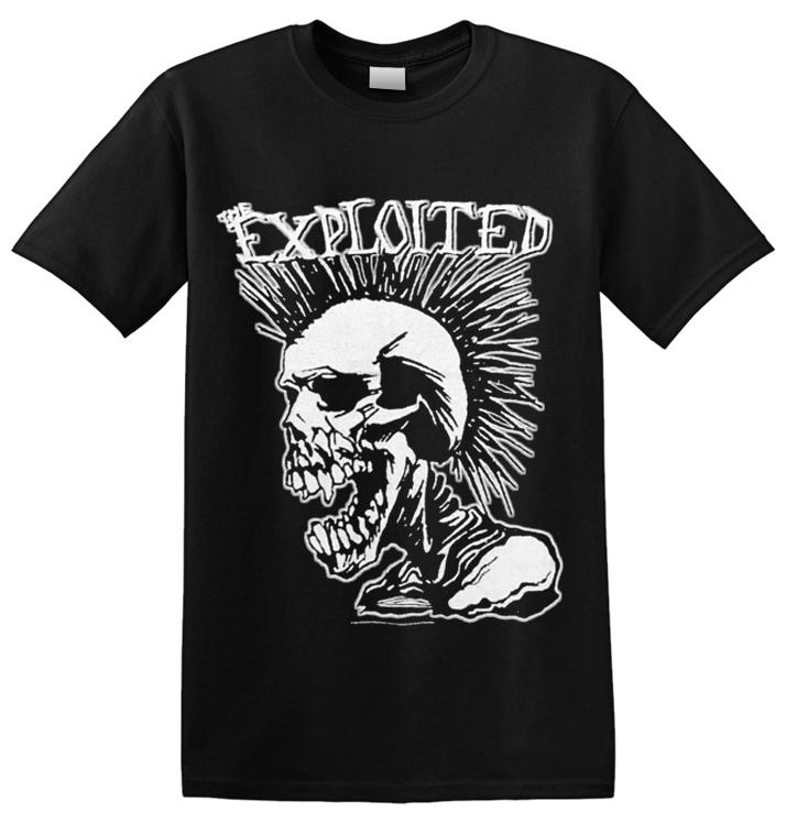 THE EXPLOITED - 'Mohican Skull' T-Shirt