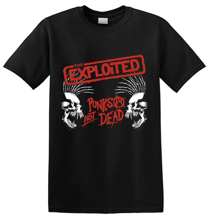 THE EXPLOITED - 'Punks Not Dead / Skulls' T-Shirt